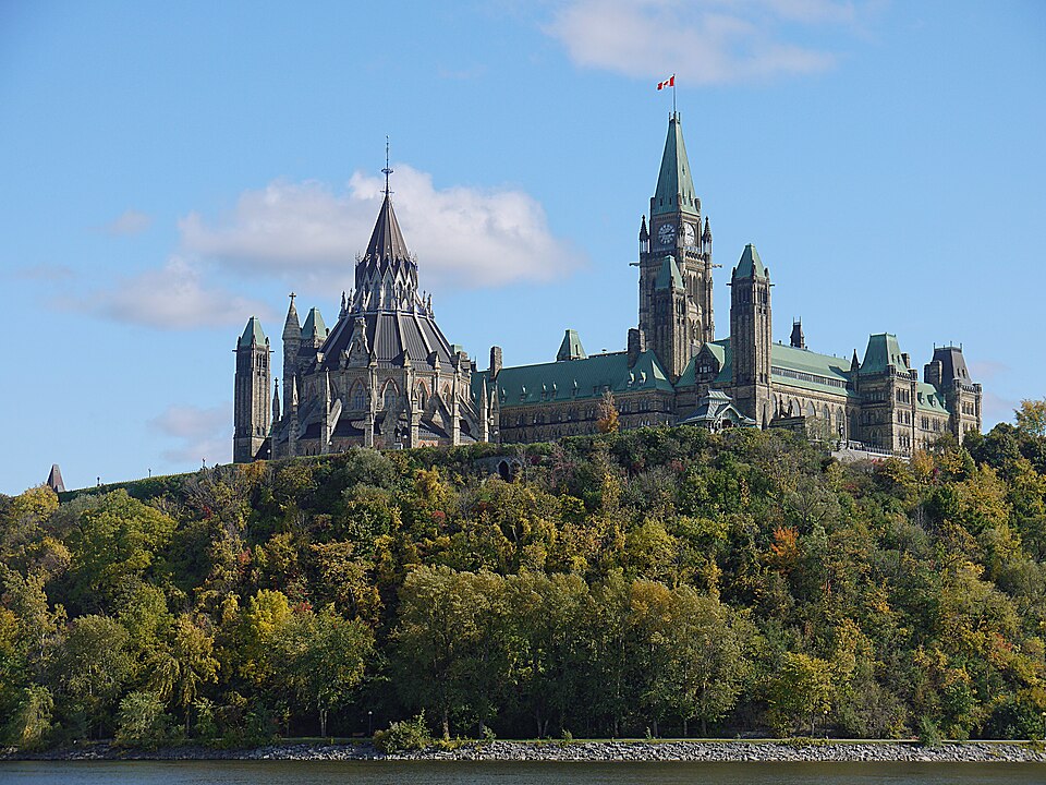 Parliament Hill from Ottawa River